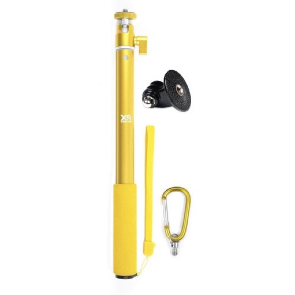 BIG U-SHOT Universal Monopod Selfie Stick Yellow - Picture 1 of 3
